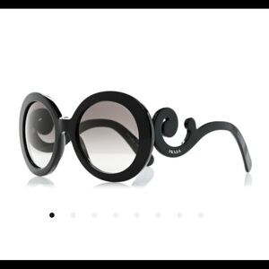 Prada Baroque Sunglasses SPR 27N Black